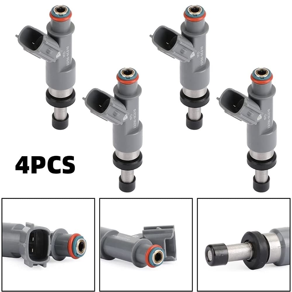 トヨタ ハイエース 燃料インジェクター4個セット Amazon | ガソリンインジェクター 4 個 23250-0C010 23209-0C010